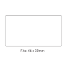 Etichette adesive permanenti vellum